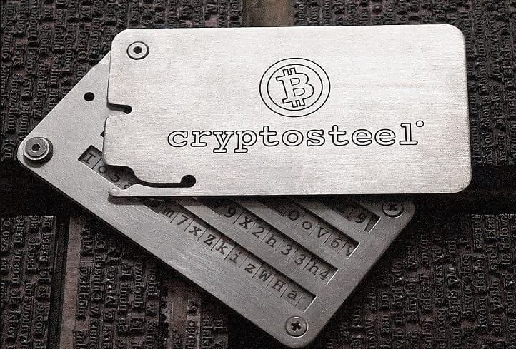 CryptoSteel, A Durable Solution for Securing Cryptocurrency Private Keys