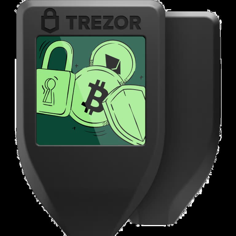 Trezor Model T, a touchscreen hardware wallet offering top-tier security for Dogecoin