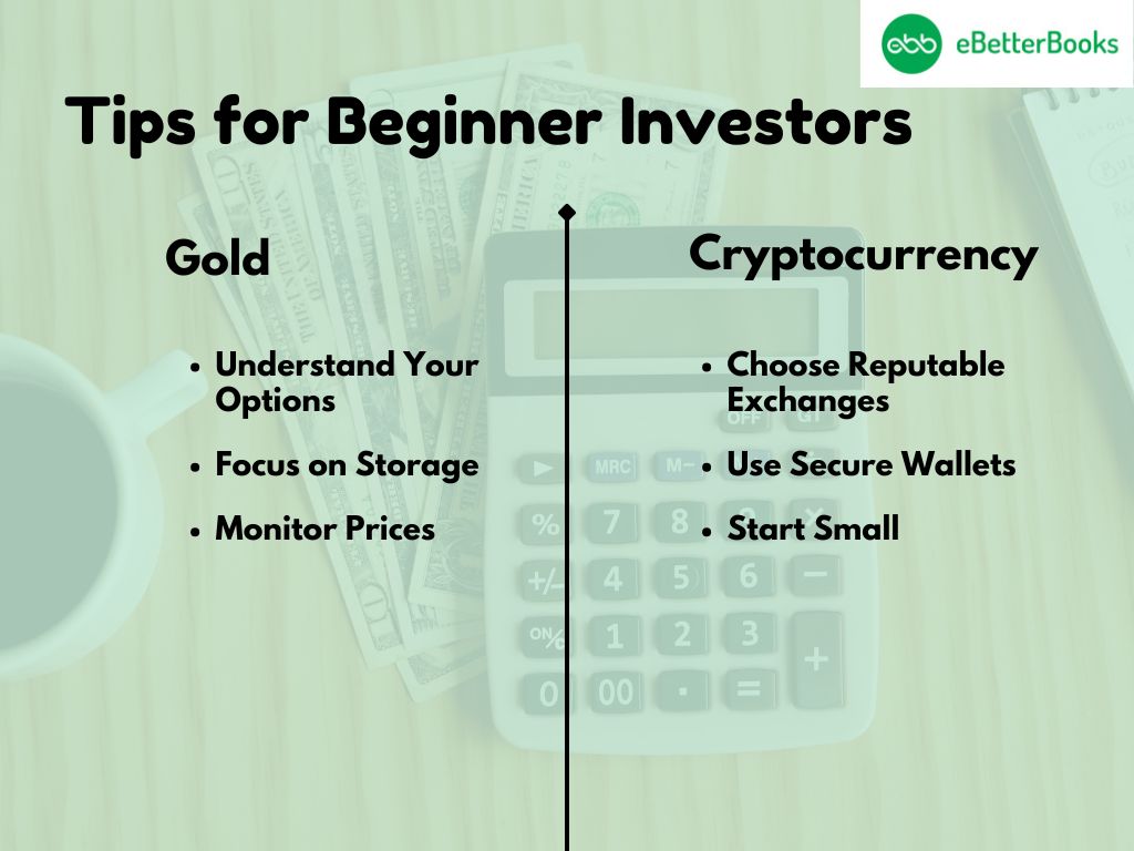 Essential Tips for Beginner Investors: A Guide to Smart Investing Infographic providing key investment tips for beginners, covering risk management, diversification, long-term strategy, market research, and financial planning, with visuals of stock charts, piggy banks, and growth arrows.