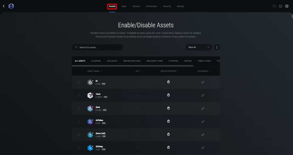 Receive Cryptocurrency in Exodus Wallet – Step-by-Step Guide for Beginners. Exodus Wallet interface showing the option to receive cryptocurrency securely, ideal for beginners managing their digital assets.
