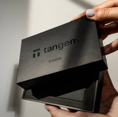Tangem Wallet – Secure Multi-Currency Hardware Wallet with NFC Support. Tangem Wallet - A secure, hardware-based multi-currency crypto wallet that resembles a credit card, offering easy-to-use NFC technology for seamless transactions and asset management.